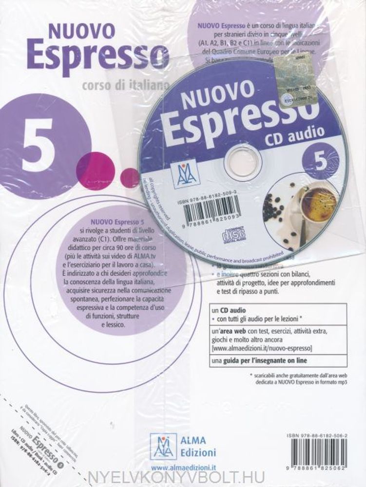 NUOVO Espresso 5 libro + CD audio