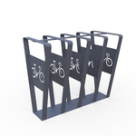 Велопарковка Московская классика на 4 места