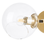 785623 Бра BETA 2x40W E27 ЗОЛОТО/ЧЕРНЫЙ