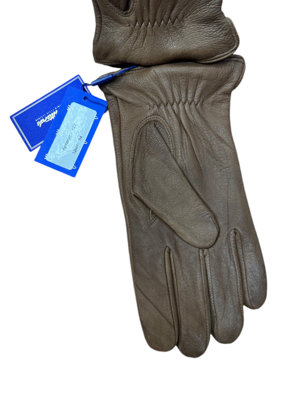 Перчатки. Мужские. Материал верха: Кожа оленя. Подклад: Трикотаж-шерсть.В упаковке 5 шт.