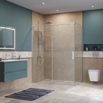 Душевой уголок BelBagno SOFT_CLOSE-1-AH-1 160х100 стекло прозрачное/профиль хром