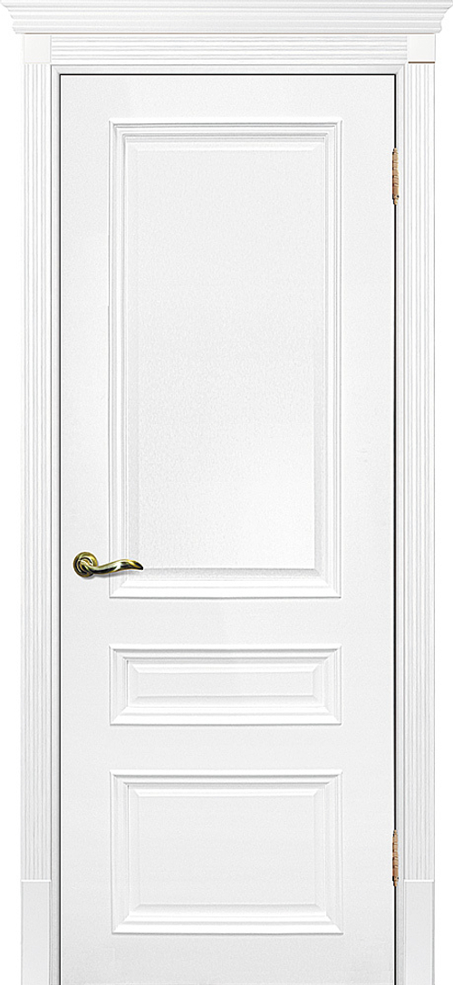 Дверь Смальта 06 / Цвет Молочный ral 9010 / Двери ТЕКОНА