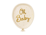 Тарелки в форме шарика "Oh, baby" 6 шт.