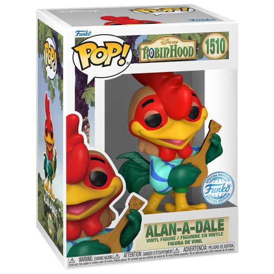 Фигурка Funko POP! Disney Robin Hood Alan-A-Dale (Exc) (1510) 82764 / Фигурка Фанко ПОП! по мотивам мультфильма "Робин Гуд", Алан-а-Дейл