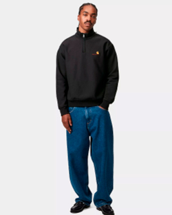 Толстовка Carhartt WIP Half Zip American Script Sweat