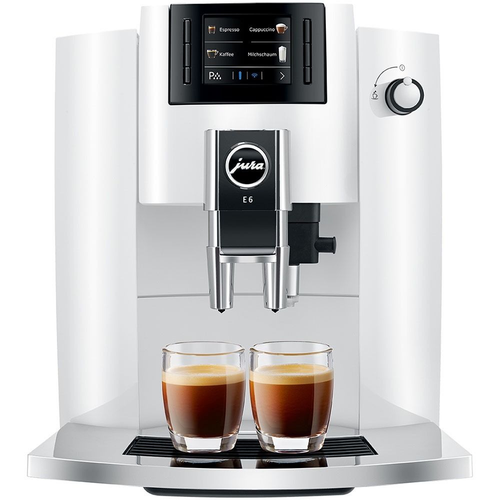 Кофемашина Jura E6 Piano White EB (15378) - 2