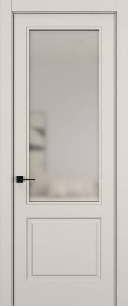 Дверь 02V HARMONY Матовый Серый песок
