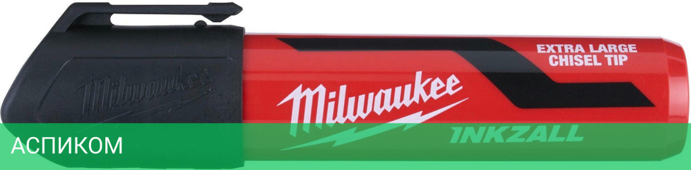 Маркер строительный Milwaukee Inkzall XL черный (4932471558)