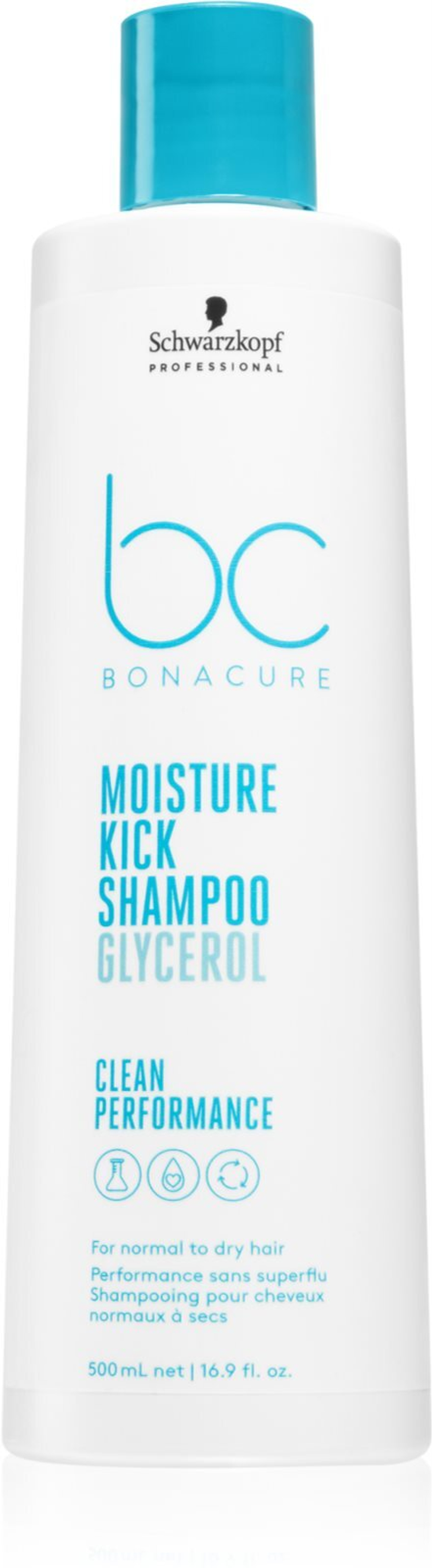 Schwarzkopf Professional BC Bonacure Moisture Kick - шампунь для нормальных и сухих волос /   500  ml  / GTIN 4045787723670