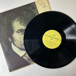 Винтажная виниловая пластинка LP Л. В, Бетховен, С. Рихтер, Д. Ойстрах, М. Ростропович, Дирижер Герберт Караян ,Концерт До Мажор Для Фортепиано, Скрипки И Виолончели С Оркестром, Соч. 56 (СССР 1970)