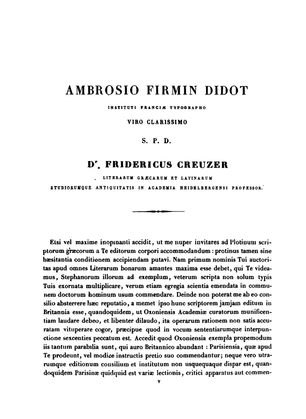 Plotini enneades cum Marsilii Ficini interpretatione castigata | Plotinus Priscianus