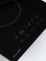 Индукционная варочная панель MACBI GK-ID303610EB-P, «Домино» 30 см, 2 конфорки, 3600 Вт, черное стекло KANGER, слайдеры, Booster, кабель с вилкой