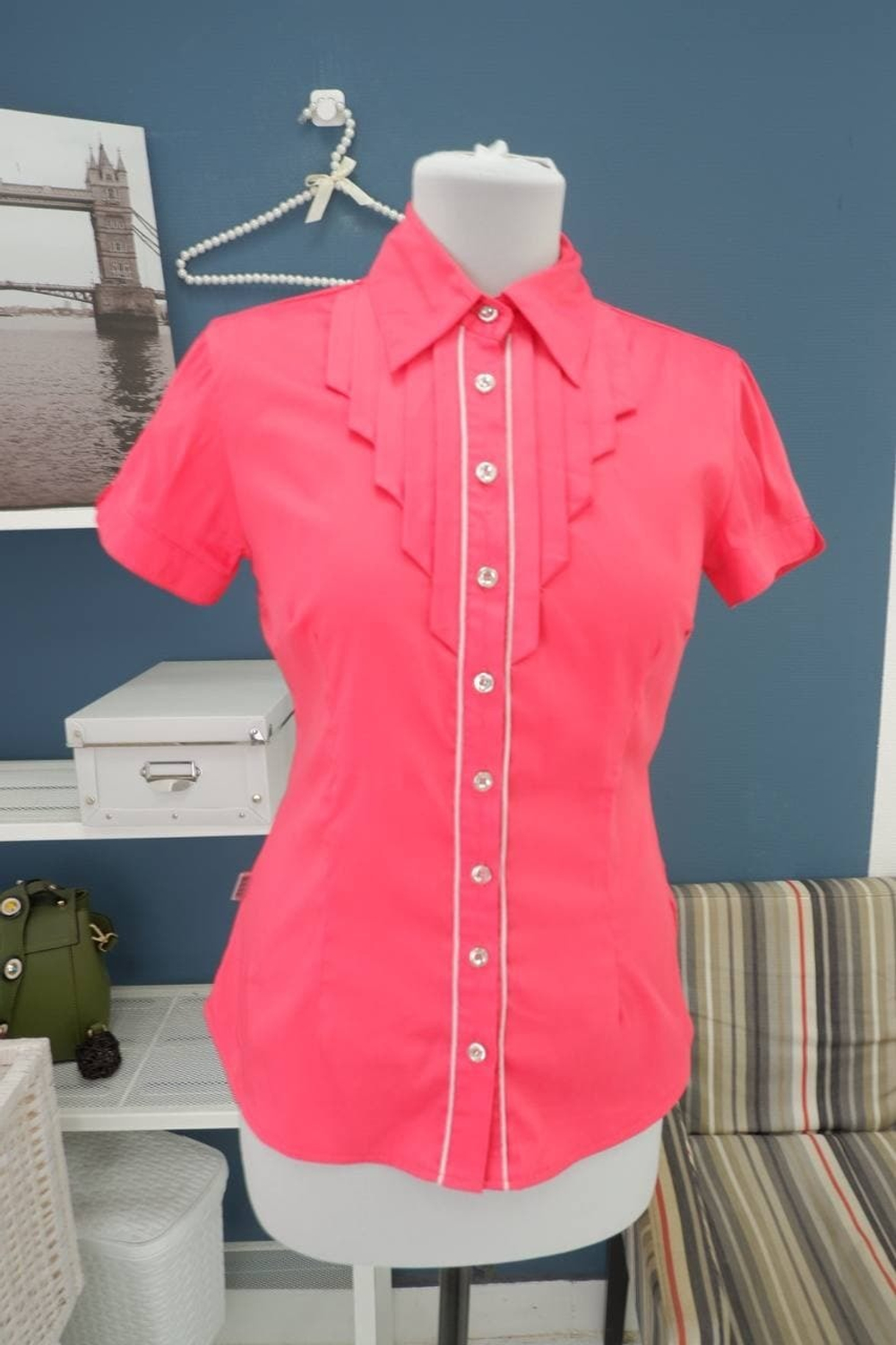 Рубашка Base с коротким рукавом 46 размер