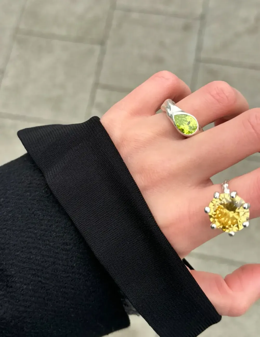 Кольцо Yellow La Princesse