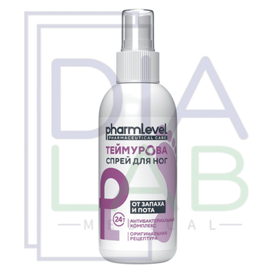 Дезодорант для ног спрей Теймурова от запаха и пота унисекс 150 мл 1 шт.