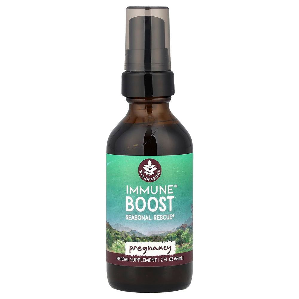 WishGarden Herbs, Immune ™ Boost, для беременных, 59 мл (2 жидк. Унции)