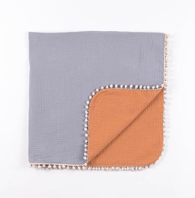 Muslin reversible blanket 0+, Volcano