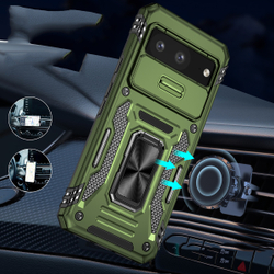 Чехол Safe Case с кольцом и защитой камеры для Google Pixel 7a