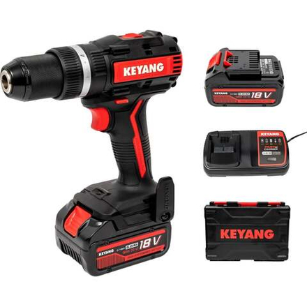 Аккумуляторная ударная дрель-шуруповерт KEYANG 2 АКБ 5 А*ч DM20BLA-70C (Set)