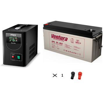 Комплект ИБП Stark Country 1300 PS + АКБ Ventura GPL 12-150