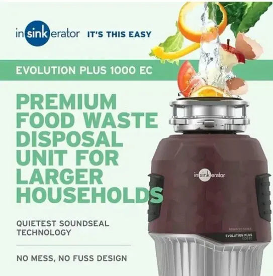 InsinkErator Измельчитель пищевых отходов Evolution Plus Plus 1000 EC