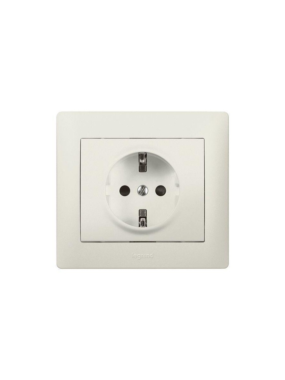 Розетка 1-м СП Galea Life 16А IP20 2P+E немецк. стандарт с лицев. панелью механизм перламутр. Leg 771562