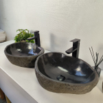 Раковина из речного камня ПАРА! RS-65548 49*36*15 0865