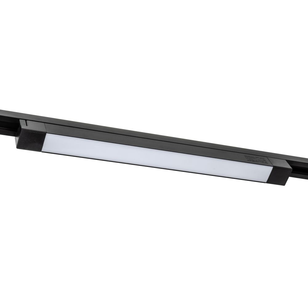 ULB-Q281 30W-4000K BLACK Светильник-прожектор светодиодный трековый. Линейный. 2500 Лм. Белый свет 4000К. Корпус черный. ТМ Volpe