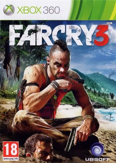 Xbox 360 - Far Cry 3 (Б/У, без коробки, Полностью на русском языке)