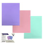 Папка-уголок Alingar, A4, 220х310 мм, 180 мкм. непрозрачная, глянец, ассорти, "Macarons"