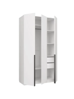 Шкаф для одежды Чарли №25 120см; цвет белое сияние