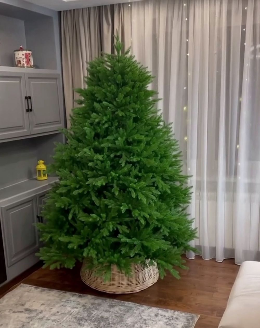 Ель искусственная «Лесная красавица» (Литая хвоя) 250 см / 2,5 м