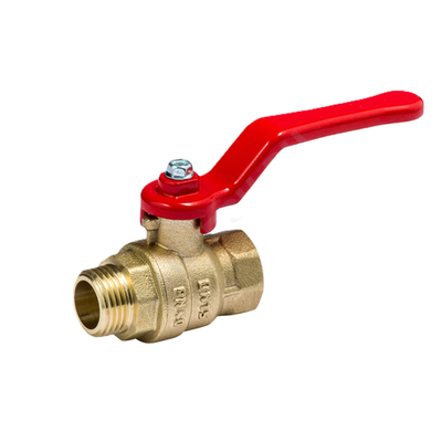 Кран шаровой латунь Эксперт Ду 32 Ру40 ВР/НР полнопроходной рычаг Dist 124Р