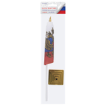 Флаг России настольный 14х21 см с гербом РФ BRAUBERG/STAFF 5501 (12 штук в упаковке)
