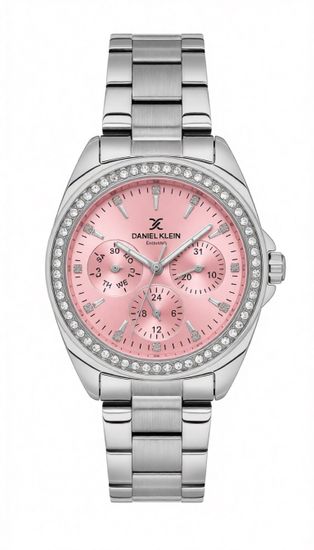 Daniel Klein DK14053‑2 - Нежность розового в элегантном исполнении, Женские наручные часы