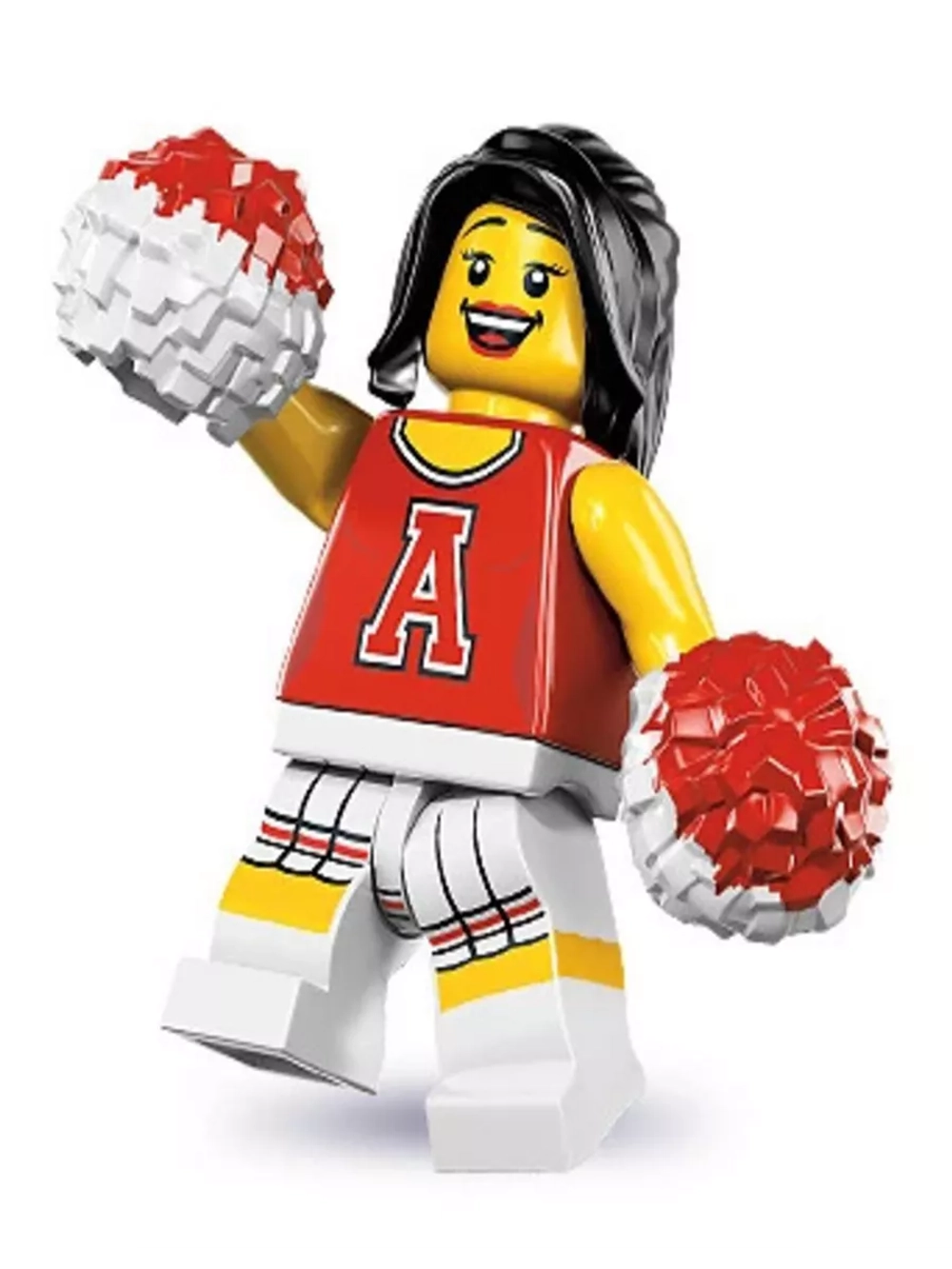 LEGO Minifigures 8833 series 8 серия Чирлидер в красном