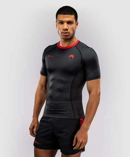 Рашгард Venum x Roger Gracie Black/Red S/S