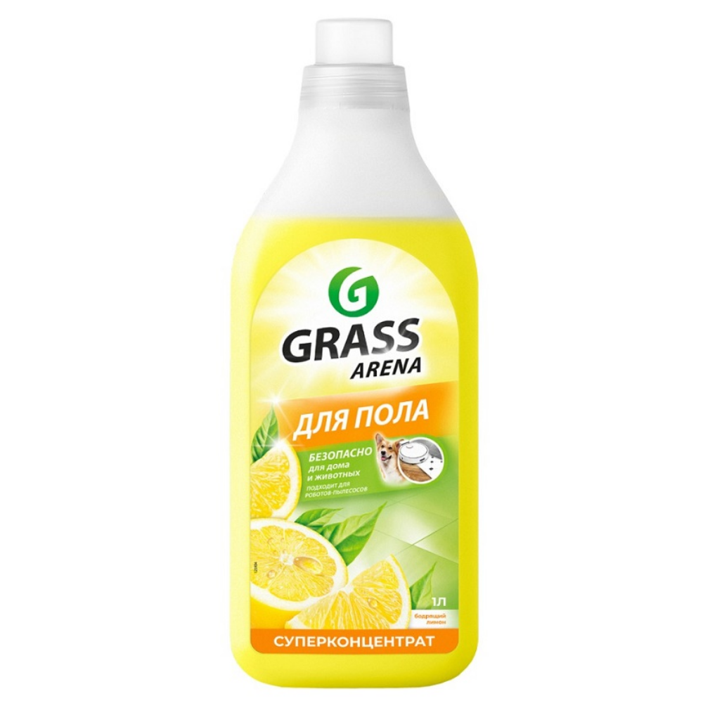 Средство для мытья пола GRASS Arena Лимон 1 л