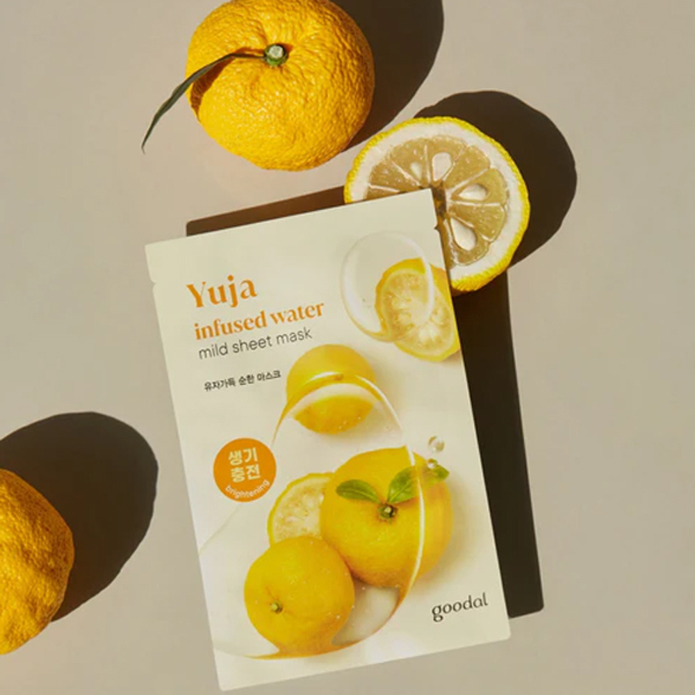 Goodal Yuja Infused Water Mild Sheet Mask 1шт
