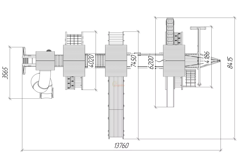 Детская площадка Савушка Люкс 1 Max