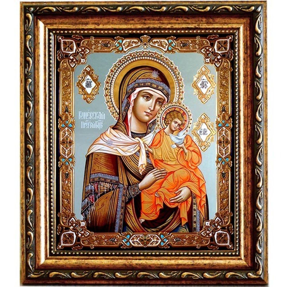 Коневская (Голубицкая) икона Божией Матери. Икона на холсте.
