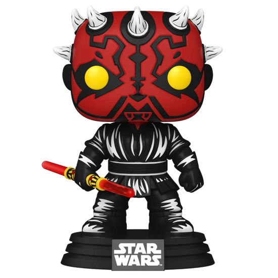 Фигурка Funko POP! Bobble Star Wars Ep 1 TPM 25th Darth Maul (Retro) (Exc) (707) 77953 / Фигурка Фанко ПОП! по мотивам вселенной "Звездные войны", Дарт Мол