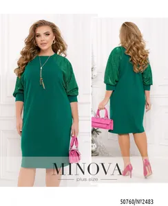Платье 2483-зеленый Minova