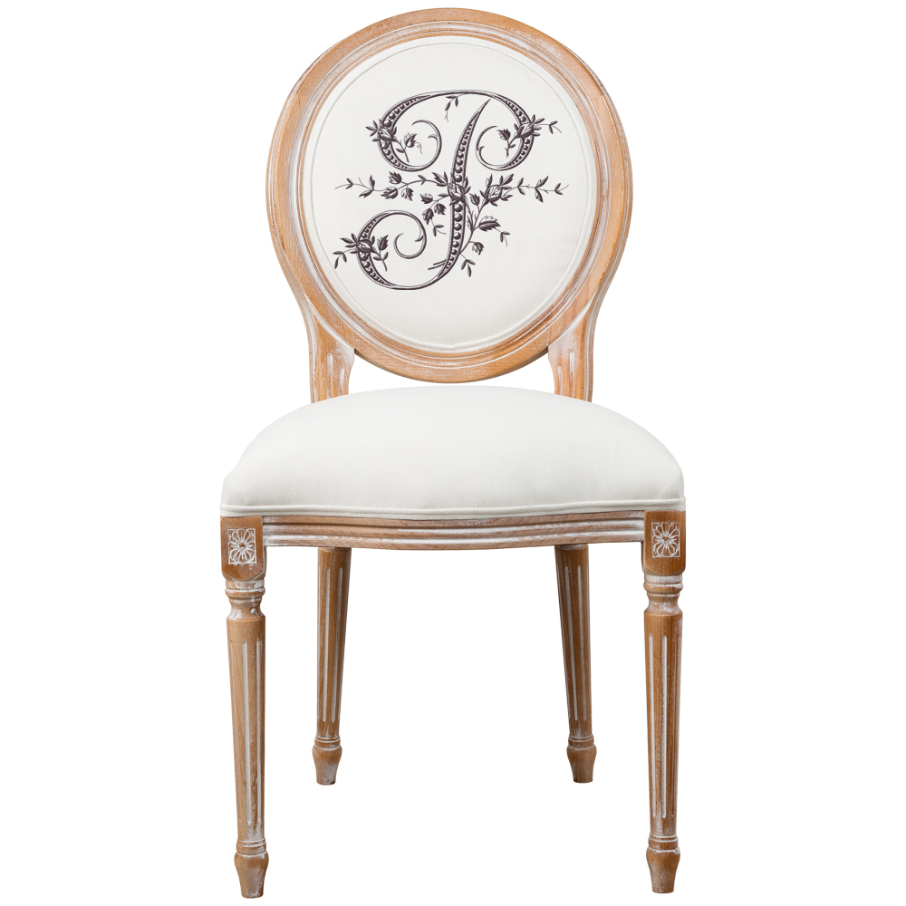 Стул Объект мечты Монограмма буквы P