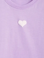 Платье оверсайз в сад с коротким рукавом