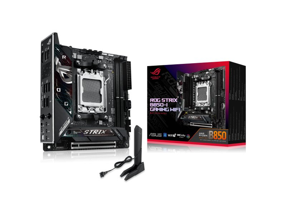 Материнская плата Asus ROG Strix B850-i Gaming Wifi, Socket AM5, AMD B850, mATX, RTL [90MB1K30-M0EAY0]