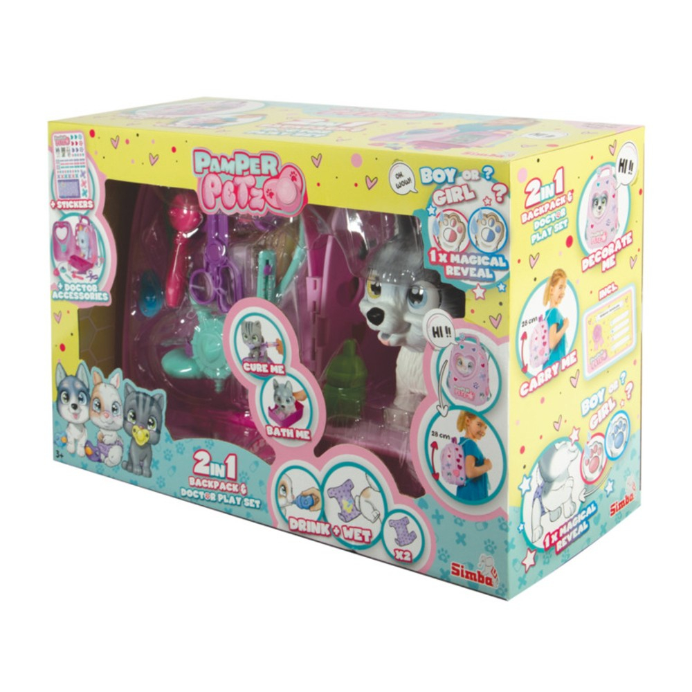 Pamper Petz - Ветеринарный чемоданчик + хаски из памперсной банды 5950162