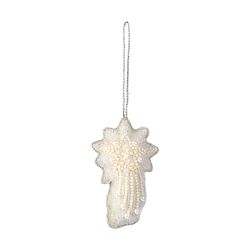 Набор елочных украшений Christmas pearls из коллекции New Year Essential, 4 шт.