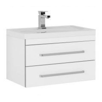 Тумба с раковиной Aquanet Сиена 70 белый (подвесной 2 ящика)