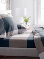 Простыня на резинке 200*160*25 SQUARE, 100% хлопок